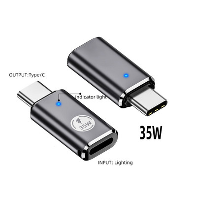 27 W 35 W PD töltő USB C mobiltelefon-adapter IOS Phone15 sorozatú Ipad Pro 8 tűs aljzatból C típusú apa konverterhez
