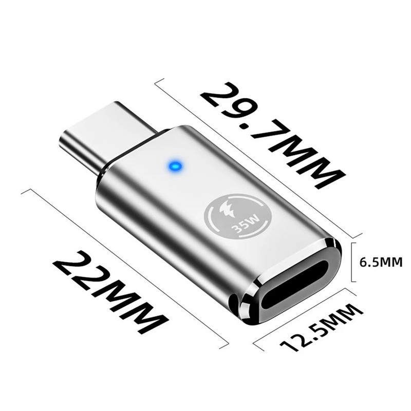 27 W 35 W PD töltő USB C mobiltelefon-adapter IOS Phone15 sorozatú Ipad Pro 8 tűs aljzatból C típusú apa konverterhez