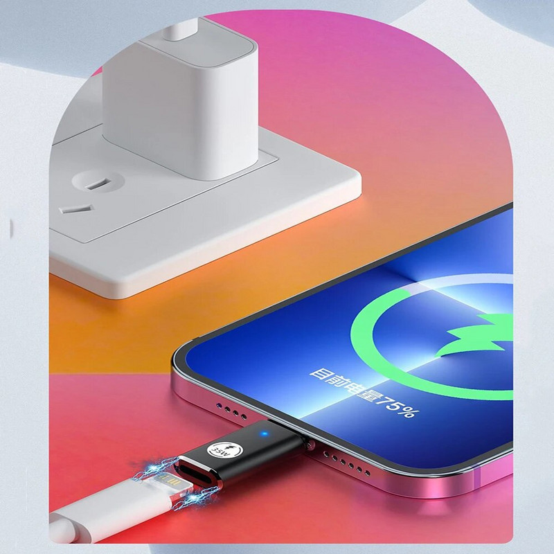 27 W 35 W PD töltő USB C mobiltelefon-adapter IOS Phone15 sorozatú Ipad Pro 8 tűs aljzatból C típusú apa konverterhez