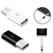 Fast Quick Micro USB 3.1 Type C σε Micro USB Converter Φορητός μικρός προσαρμογέας φορτιστή USB-C για ηλεκτρικές συσκευές #273643