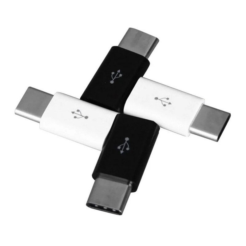 Gyors, gyors Micro USB 3.1 Type C - Micro USB átalakító hordozható kis USB-C töltőadapter elektromos eszközökhöz #273643