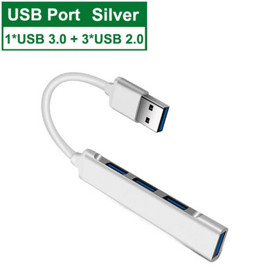 Type C USB C HUB High Speed 4 Port Multi Splitter Adapter OTG Za Macbook 15 Air Dodaci