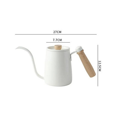 Καφετιέρα Milk Fothing Pitcher Jug Βραστήρας με λαιμό χήνας Βραστήρας από ανοξείδωτο ατσάλι Espresso Καφέ Τσάι Γάλα Κατσαρόλα Βραστήρας 350ml 600ml