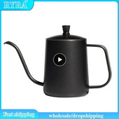 Fierbator de picurare 350 ml 600 ml Se toarnă peste ceainic de cafea, antiaderent, din oțel inoxidabil de calitate alimentară, cu gât de gâscă, fierbător de picurare, gât de lebădă, gură subțire