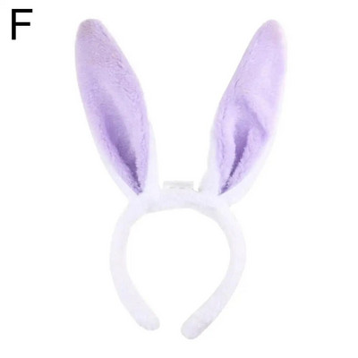 Húsvéti nyuszi fülek fejpánt LED izzó nyúlfül fejpánt Cosplay nyúl húsvéti fejpánt nyúlfül fejfedő haj kiegészítők