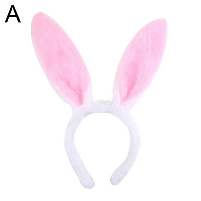 Húsvéti nyuszi fülek fejpánt LED izzó nyúlfül fejpánt Cosplay nyúl húsvéti fejpánt nyúlfül fejfedő haj kiegészítők