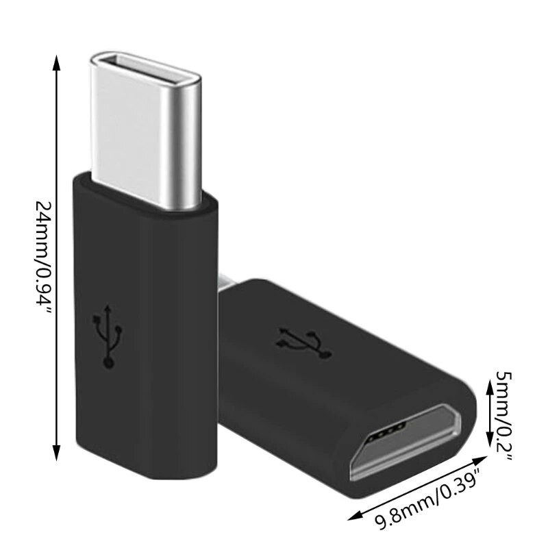 10kom univerzalnog pretvarača prijenosa podataka Micro USB na tip C Dodaci za prijenos podataka koji se koriste za sve utikače tipa C