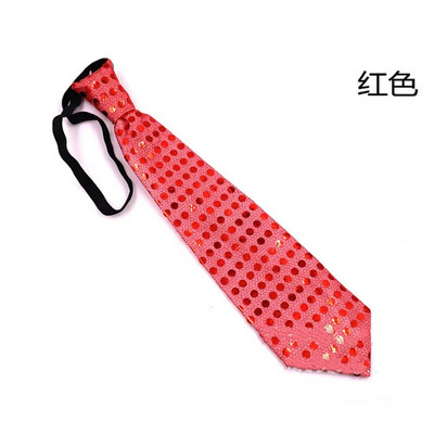 Светеща светеща вратовръзка със светещи пайети Цветна светеща светеща вратовръзка Щастлива светеща парти декорация Детска превръзка