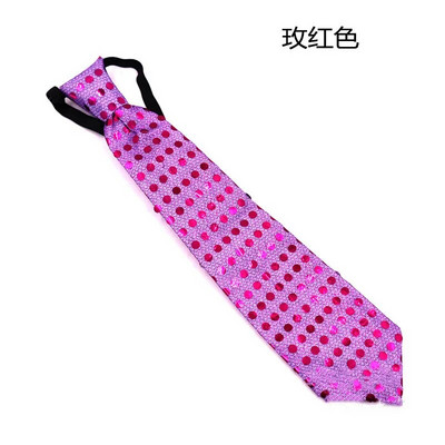 Светеща светеща вратовръзка със светещи пайети Цветна светеща светеща вратовръзка Щастлива светеща парти декорация Детска превръзка