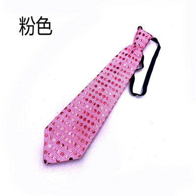 Светеща светеща вратовръзка със светещи пайети Цветна светеща светеща вратовръзка Щастлива светеща парти декорация Детска превръзка