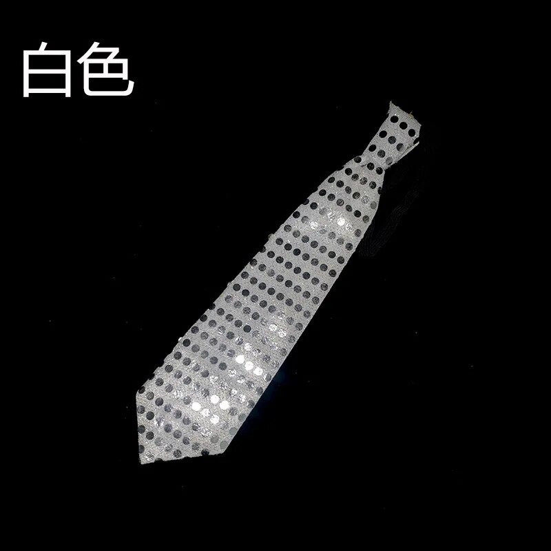 Светеща светеща вратовръзка със светещи пайети Цветна светеща светеща вратовръзка Щастлива светеща парти декорация Детска превръзка