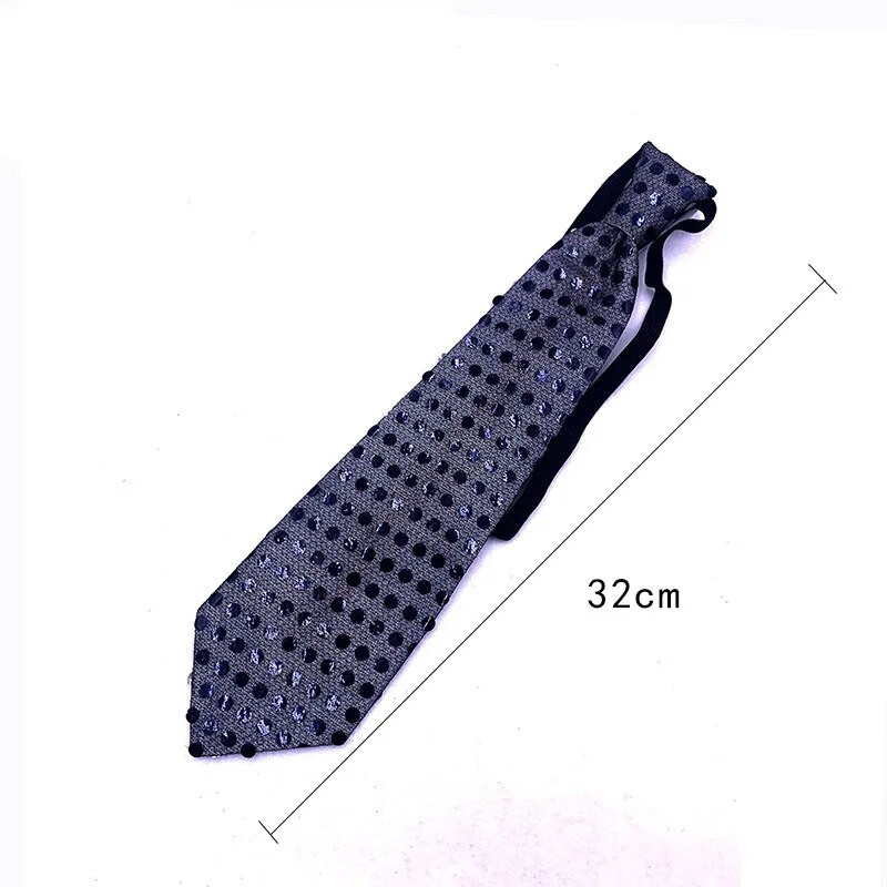 Светеща светеща вратовръзка със светещи пайети Цветна светеща светеща вратовръзка Щастлива светеща парти декорация Детска превръзка