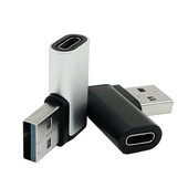 Странично коляно на 90 градуса USB3.1 адаптер за данни за зареждане type-c USB-C женски чифт 3.0 мъжки нагоре, надолу, наляво, надясно мобилен телефон PD адапт
