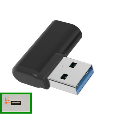 Странично коляно на 90 градуса USB3.1 адаптер за данни за зареждане type-c USB-C женски чифт 3.0 мъжки нагоре, надолу, наляво, надясно мобилен телефон PD адапт
