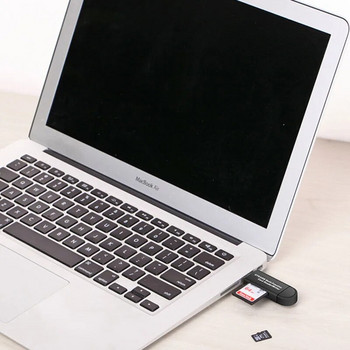 Όλα σε ένα Αναγνώστης κάρτας μνήμης MINI USB 2.0 OTG Προσαρμογέας ανάγνωσης καρτών TF Micro SD/SDXC για φορητό υπολογιστή υπολογιστή
