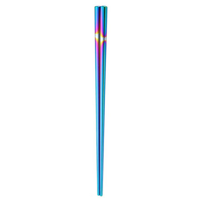 2 бр. Пръчици за хранене Нехлъзгащи се китайски метални пръчици от неръждаема стомана за многократна употреба за суши Хаши Пръчици за храна Кухненски инструмент