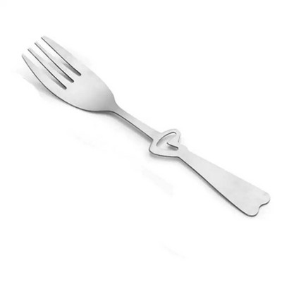 Širdies formos kavos šaukštas Arbūzas Desertas Cukraus Maišymas Šaukštai Šaukšteliai Indai Nerūdijančio plieno šakutės Virtuvės priedai