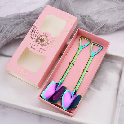 2020 модна лъжица за кафе десертна лъжица за сладолед ретро сладка лъжица с кръгла глава кухненска джаджа декорация кухненски бар прибори