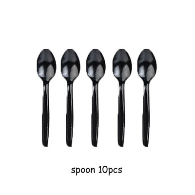 Crno-bijeli trkaći automobil Tematski pribor za zabave Jednokratni set posuđa Papirnati tanjuri Šalice Dječaci Rođendanski ukrasi za bebe