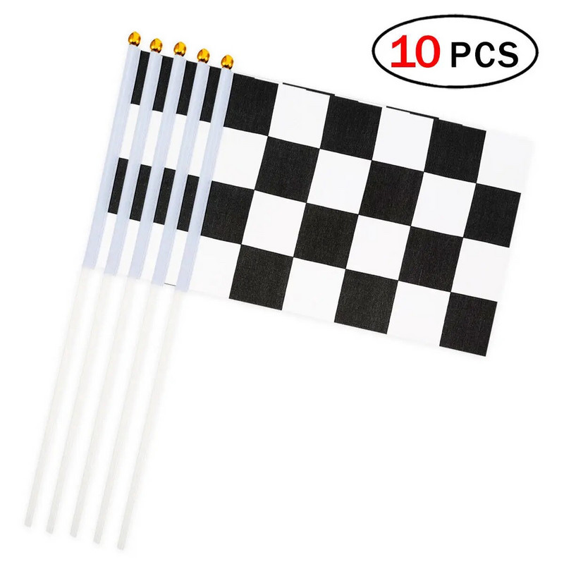 Crno-bijeli trkaći automobil Tematski pribor za zabave Jednokratni set posuđa Papirnati tanjuri Šalice Dječaci Rođendanski ukrasi za bebe