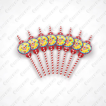 Plim Plim Birthday Party Decoration Clown Baby Shower Cosplay Party Supplies Happy Birthday Gift Cake Topper Clown Baby Balloons