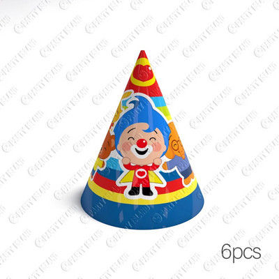 Plim Plim Birthday Party Decoration Clown Baby Shower Cosplay Party Supplies Happy Birthday Gift Cake Topper Clown Baby Balloons
