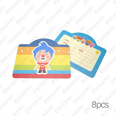 Plim Plim Birthday Party Decoration Clown Baby Shower Cosplay Party Supplies Happy Birthday Gift Cake Topper Clown Baby Balloons