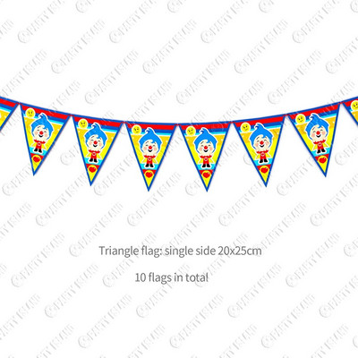 Plim Plim Birthday Party Decoration Clown Baby Shower Cosplay Party Supplies Happy Birthday Gift Cake Topper Clown Baby Balloons