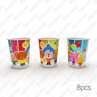 Plim Plim Birthday Party Decoration Clown Baby Shower Cosplay Party Supplies Happy Birthday Gift Cake Topper Clown Baby Balloons