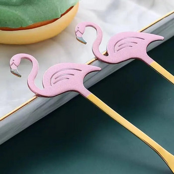 Flamingo Coffee Poon Cake Jelly Dessert Παγωτό Scoop Tea Soup Stirring Spoon Home Επιτραπέζια σκεύη κουζίνας Gadgets