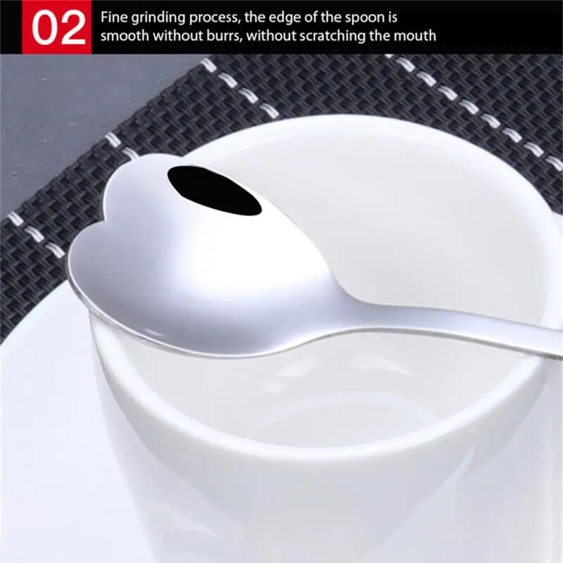 Desszert cukorkanál rozsdamentes acél szív alakú ezüst kreatív hordozható univerzális konyhai eszközök és kütyük étkészletek