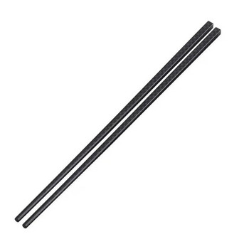 1 чифта китайски пръчици от черна сплав Хранителни пръчици за суши за многократна употреба, неплъзгащи се, подходящи за съдомиялна машина, бамбукови пръчици за суши за хранителни цели