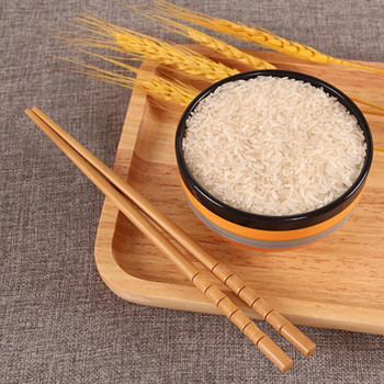 Καθαρό εγχειρίδιο chopsticks από φυσικό ξύλο μπαμπού Υγιή κινέζικα μπαστουνάκια μπριζόλας ενανθράκωσης επαναχρησιμοποιήσιμα επιτραπέζια σκεύη με σούσι για φαγητό Hashi