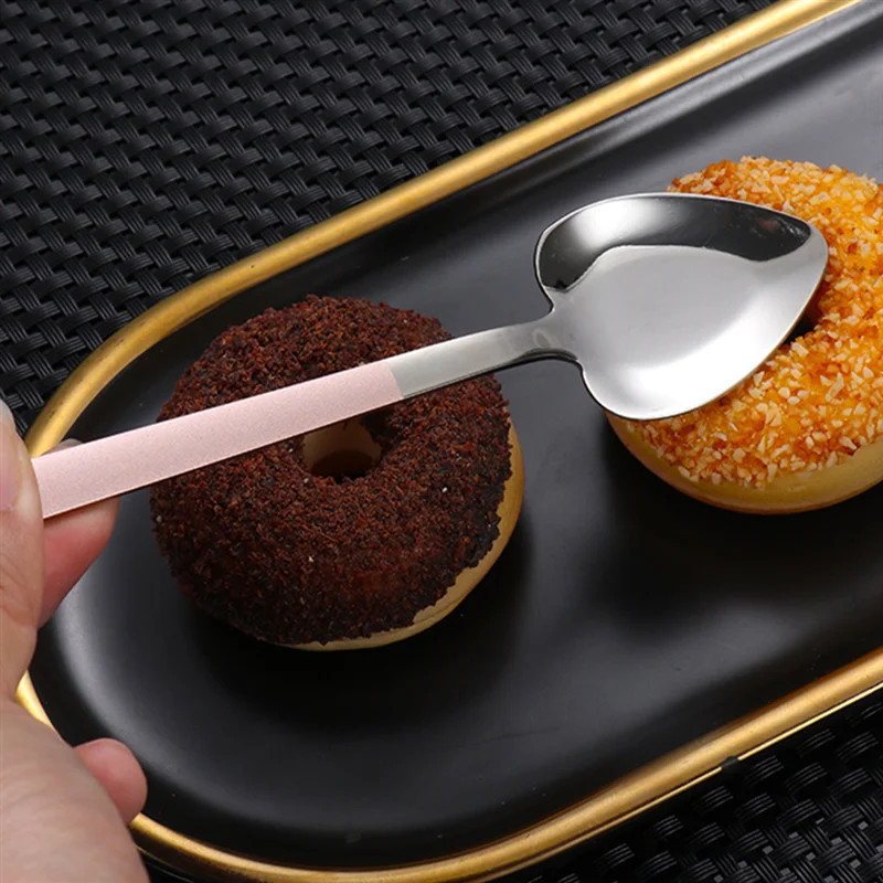 1 vnt Creative Love Head Nerūdijančio plieno desertiniai šaukštai ilga rankena Kavos maišymo šaukštas Arbatinis šaukštelis Stalo reikmenys Virtuvės reikmenys