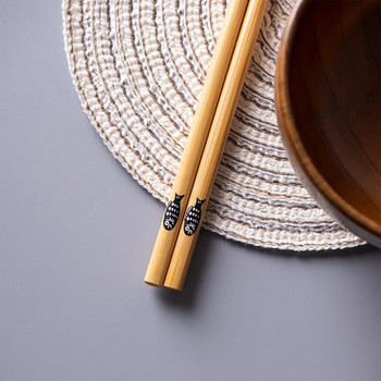 5 чифта японски пръчици за суши Нехлъзгащи се пръчици за храна Пръчици за многократна употреба Китайски пръчици за хранене Подарък Кухненски инструменти