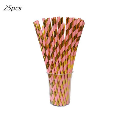 Plavo ružičasti tanjur šalica Slamnati jednobojni stolnjak Rođendanska zabava Dekoracija doma Jednokratno posuđe Dječji pribor za zabavu