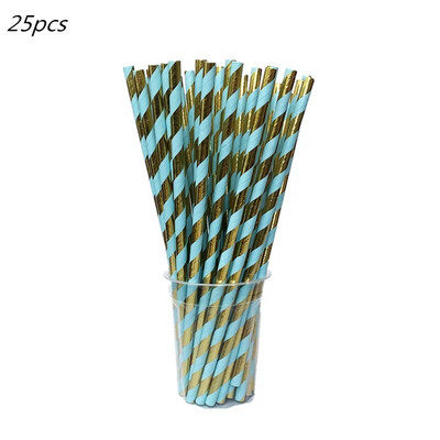 Plavo ružičasti tanjur šalica Slamnati jednobojni stolnjak Rođendanska zabava Dekoracija doma Jednokratno posuđe Dječji pribor za zabavu