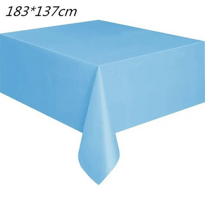 Plavo ružičasti tanjur šalica Slamnati jednobojni stolnjak Rođendanska zabava Dekoracija doma Jednokratno posuđe Dječji pribor za zabavu