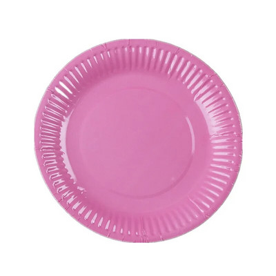 Plavo ružičasti tanjur šalica Slamnati jednobojni stolnjak Rođendanska zabava Dekoracija doma Jednokratno posuđe Dječji pribor za zabavu