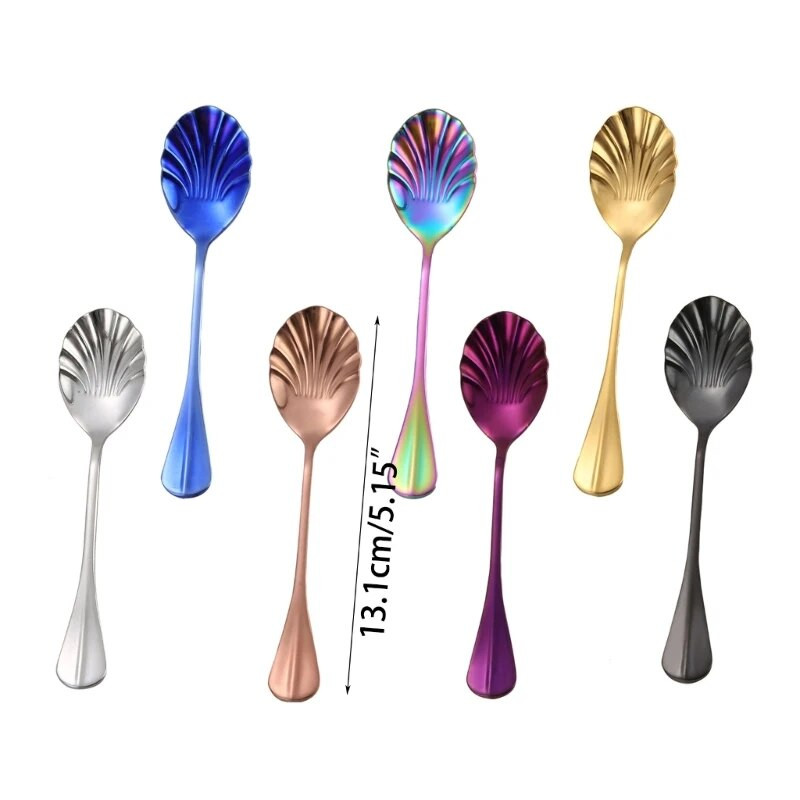 Šaukštas su pailginta rankena desertams Ledų stalo reikmenys Maišymo šaukštai W3JE