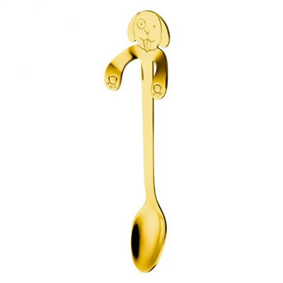 Armas koera kohvilusikas roostevabast terasest teelusikatäis magustoidu suupiste kühvel mini jäätiselusikas segamislusikas köögitarvikud