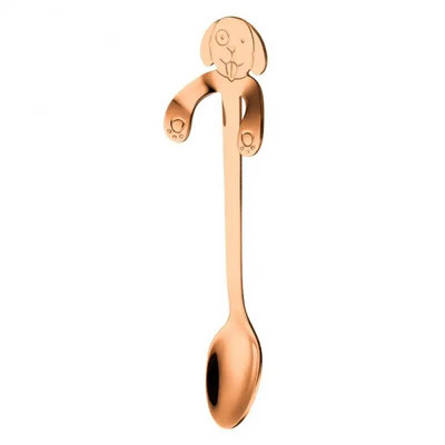 Armas koera kohvilusikas roostevabast terasest teelusikatäis magustoidu suupiste kühvel mini jäätiselusikas segamislusikas köögitarvikud