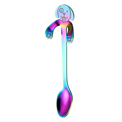 Armas koera kohvilusikas roostevabast terasest teelusikatäis magustoidu suupiste kühvel mini jäätiselusikas segamislusikas köögitarvikud