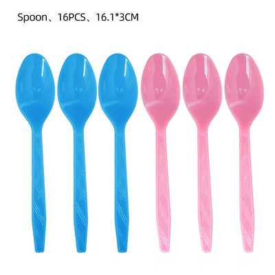 Otkrivanje spola Dekoracije za rođendanske zabave Baby Shower Jednokratne papirnate čaše Tanjuri Slamke Salvete Potrepštine za zabave za dječake ili djevojčice