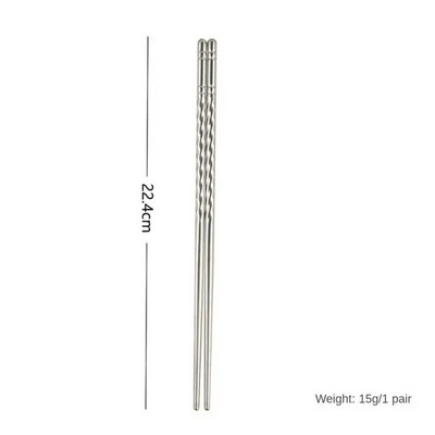 5 pari kineskih štapića s cvjetovima Štapići za hranu od nehrđajućeg čelika Tradicionalni štapići Posuđe za kuhinju i restoran