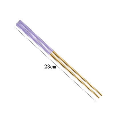 1 ζεύγος τετράγωνα ξυλάκια από ανοξείδωτο ατσάλι αντιολισθητικά μεταλλικά κινέζικα ξυλάκια σούσι Ξυλάκια τροφίμων Επαναχρησιμοποιήσιμα επιτραπέζια σκεύη Εργαλείο κουζίνας