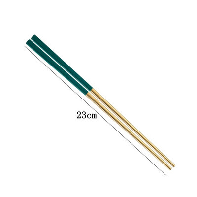 1 ζεύγος τετράγωνα ξυλάκια από ανοξείδωτο ατσάλι αντιολισθητικά μεταλλικά κινέζικα ξυλάκια σούσι Ξυλάκια τροφίμων Επαναχρησιμοποιήσιμα επιτραπέζια σκεύη Εργαλείο κουζίνας