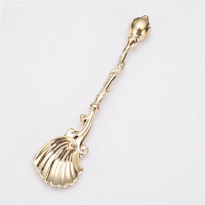 Kavos šaukštelis Ledų Desertinis Šaukštas Arabiško stiliaus Cinko lydinio Kavos arbatos Maišymo Šaukštas Virtuvės Įtaisai Stalo reikmenys Šaukštas