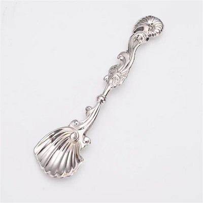 Kavos šaukštelis Ledų Desertinis Šaukštas Arabiško stiliaus Cinko lydinio Kavos arbatos Maišymo Šaukštas Virtuvės Įtaisai Stalo reikmenys Šaukštas