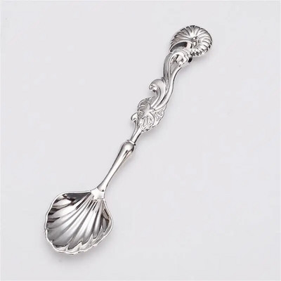 Kavos šaukštelis Ledų Desertinis Šaukštas Arabiško stiliaus Cinko lydinio Kavos arbatos Maišymo Šaukštas Virtuvės Įtaisai Stalo reikmenys Šaukštas